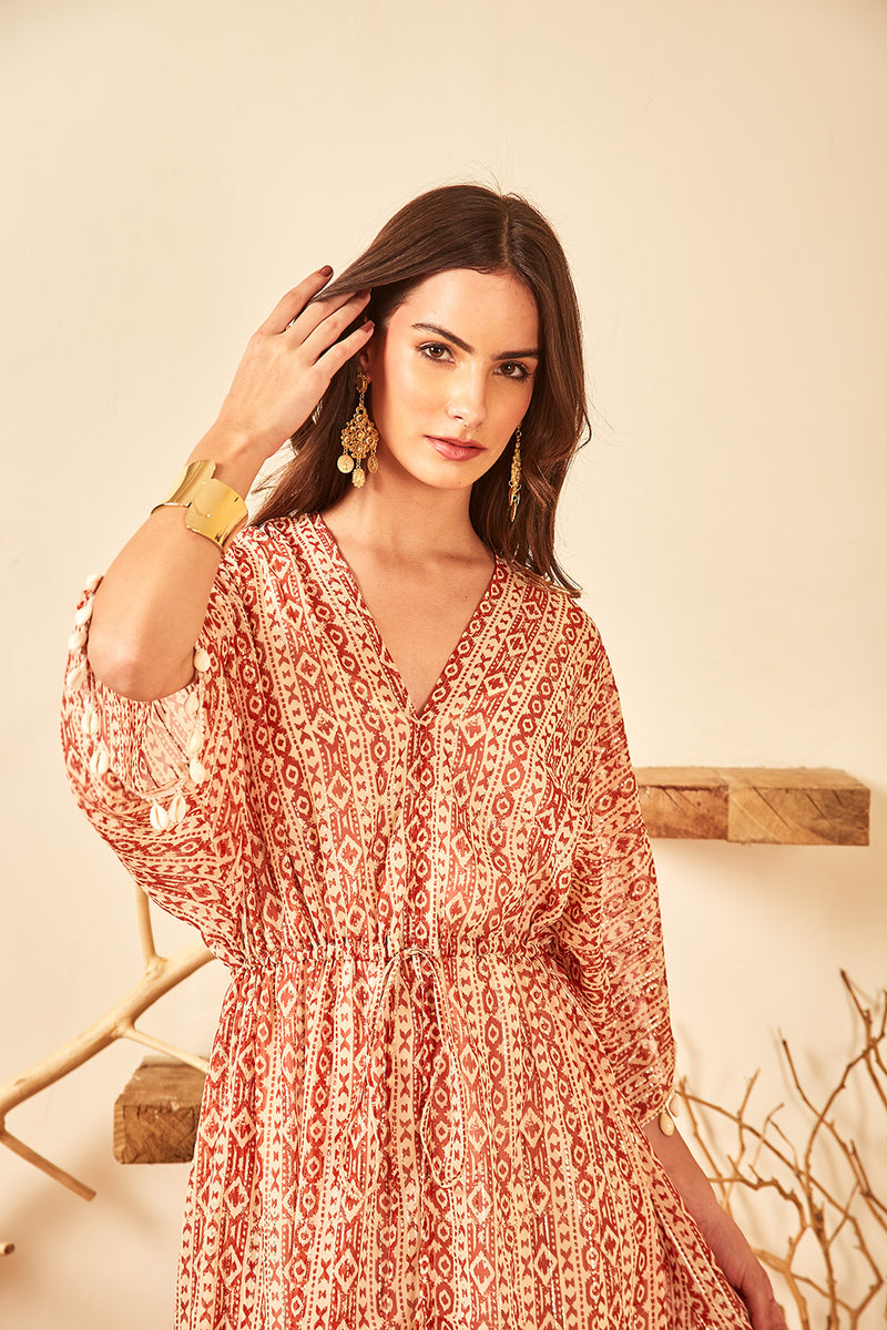 Ily Lurex Kaftan
