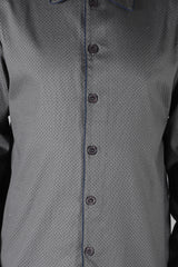 Men's Dark Grey Polka Pyjama Set