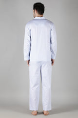 Men's Blue Shell Pyjama Set