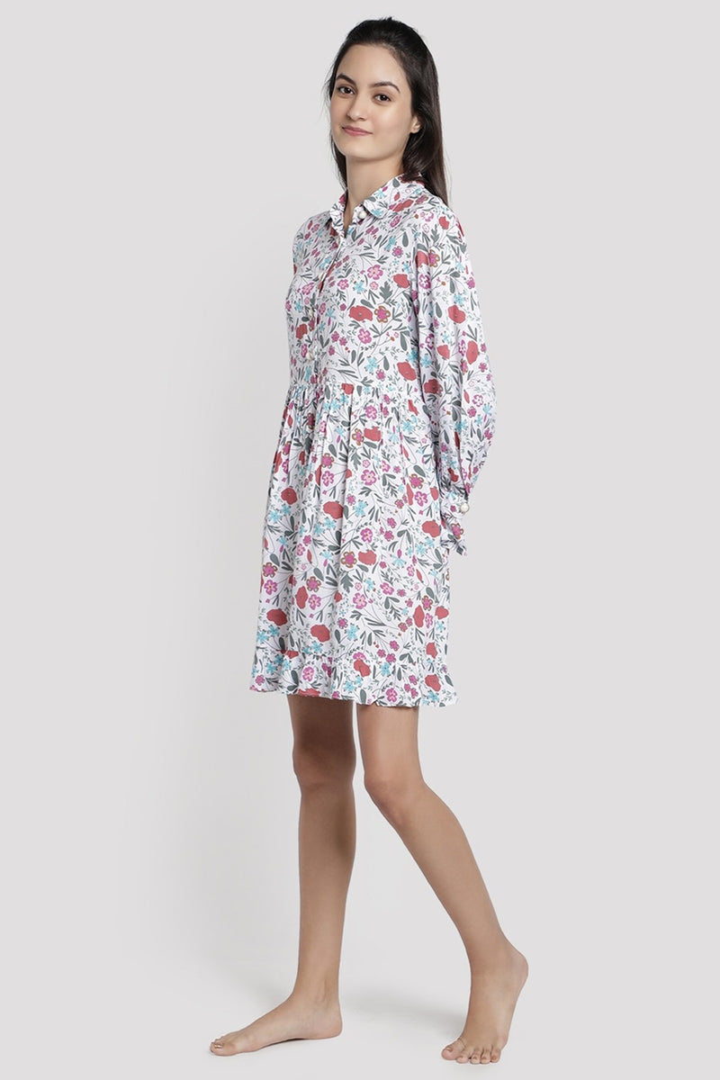 Ditsy Morning Modal Lounge Dress