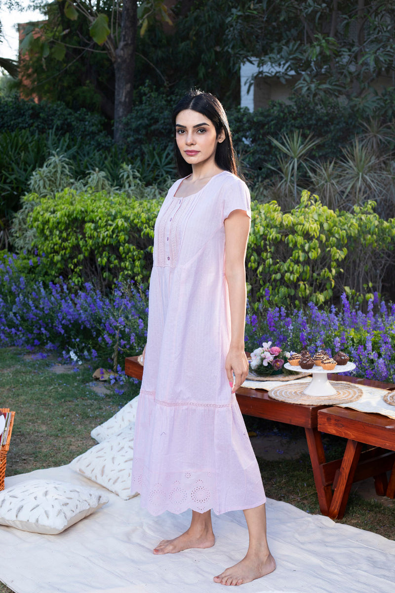 Pink Dawn Dobby Nightdress