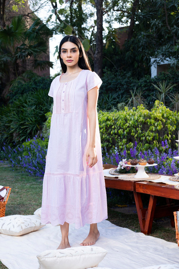 Pink Dawn Dobby Nightdress