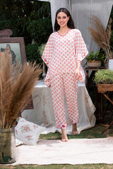 Pink Ambi Kaftan Style Pyjama Set