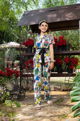 Quirky Floral Cotton Pyjama Set