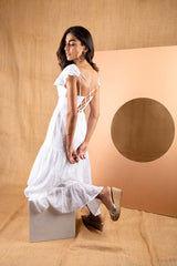 Mystic White Long Dress
