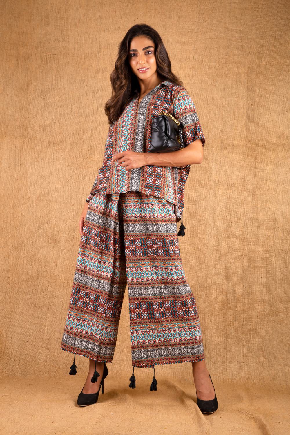 Kazuki Poncho Set