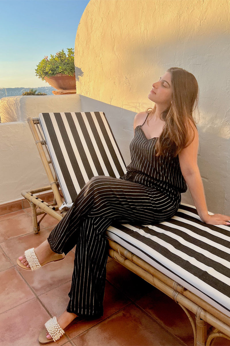 Kyra Black Pyjama Set