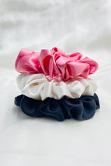 Satin Scrunchies - Pack of 6
